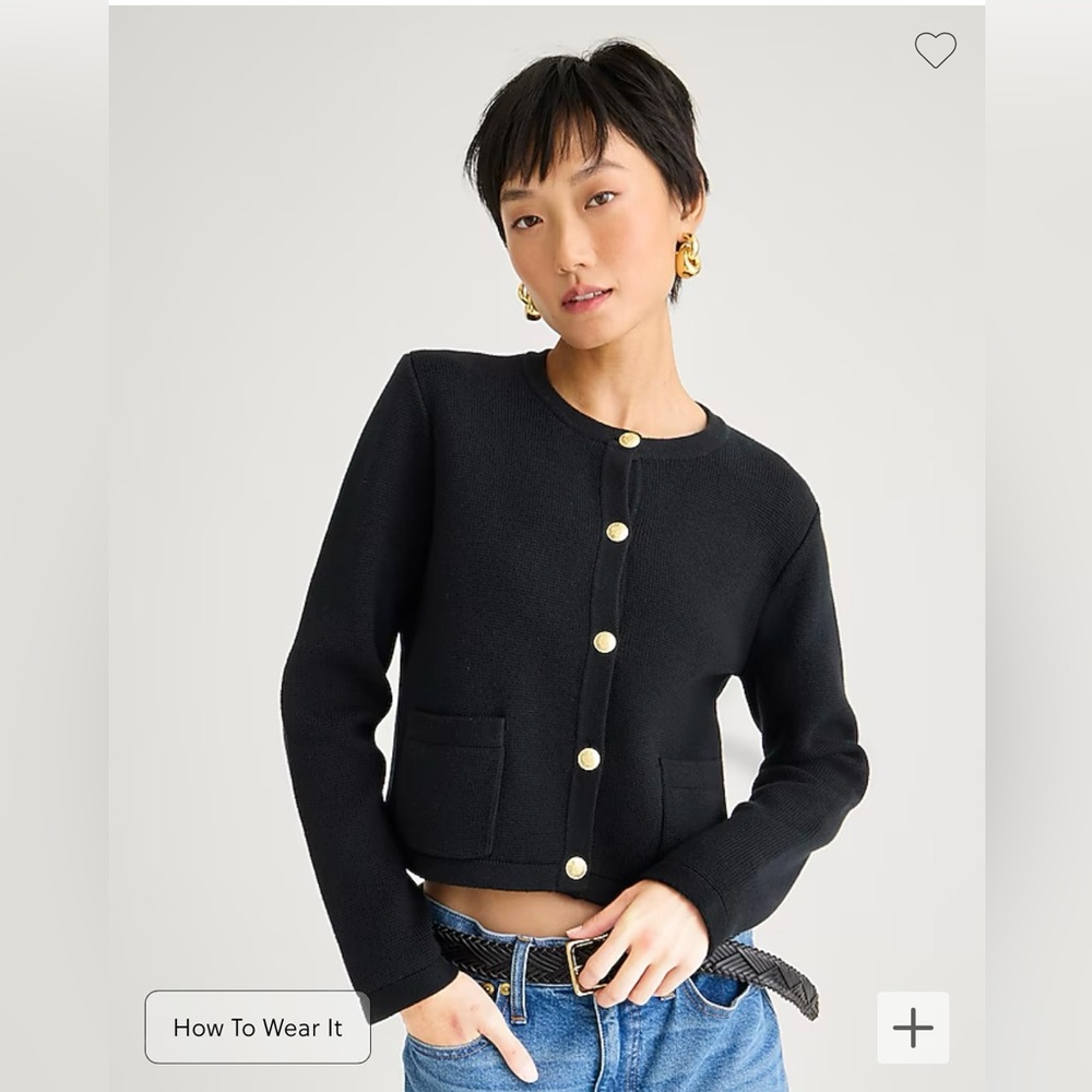 J. Crew Emilie Sweater Lady Jacket